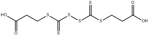 双(羧乙基硫基硫代羰基)二硫化物 结构式