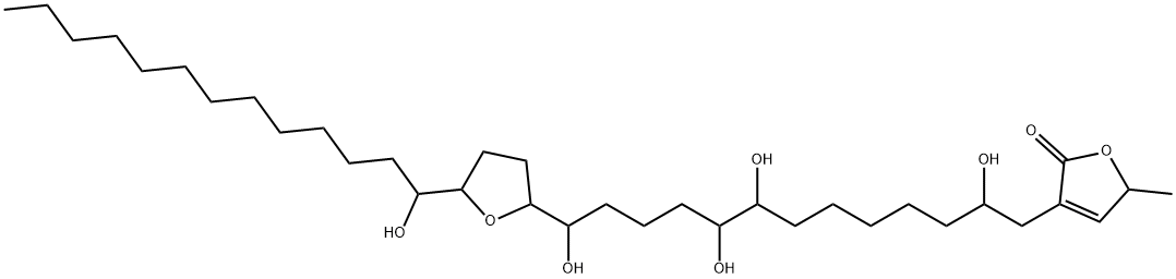 刺果番荔枝素B 结构式