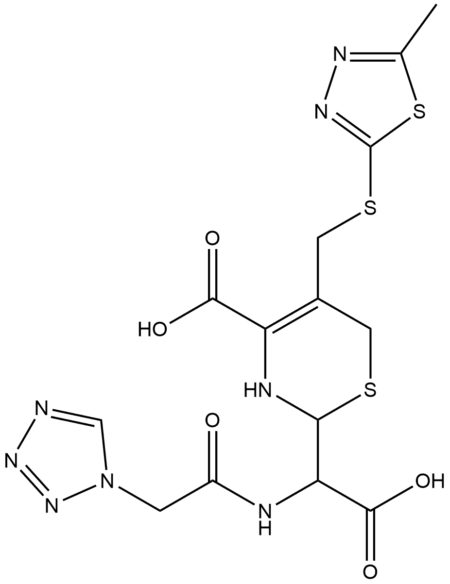 Cefazolin Impurity 20 结构式