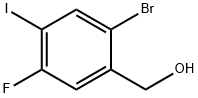 2-Bromo-5-fluoro-4-iodobenzyl alcohol 结构式