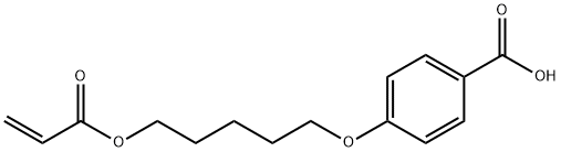 4-((5-(丙烯酰氧基)戊基)氧基)苯甲酸 结构式