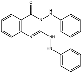 3-(Phenylamino)-2-(2-phenylhydrazinyl)quinazolin-4(3H)-one 结构式