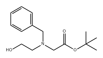 Glycine, N-(2-hydroxyethyl)-N-(phenylmethyl)-, 1,1-dimethylethyl ester 结构式