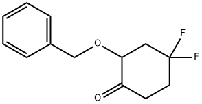 2-(苯氧基)-4,4-二氟环己烷-1-酮 结构式