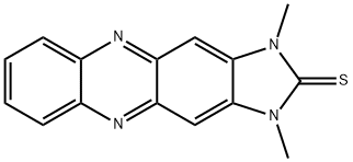 2H-Imidazo[4,5-b]phenazine-2-thione, 1,3-dihydro-1,3-dimethyl- 结构式