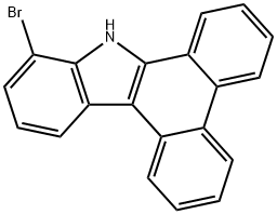 10-溴-9H-二苯并[A,C]咔唑 结构式