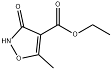 5-甲基-3-氧代-2,3-二氢异噁唑-4-羧酸乙酯 结构式