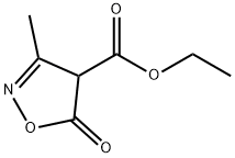 4-Isoxazolecarboxylic acid, 4,5-dihydro-3-methyl-5-oxo-, ethyl ester 结构式