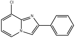 8-氯-2-苯基咪唑并[1,2-A]吡啶 结构式