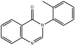 4(3H)-Quinazolinone, 3-(2-methylphenyl)- 结构式