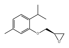 Oxirane, 2-[[5-methyl-2-(1-methylethyl)phenoxy]methyl]-, (2R)- 结构式