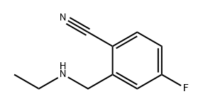 BENZONITRILE, 2-[(ETHYLAMINO)METHYL]-4-FLUORO- 结构式