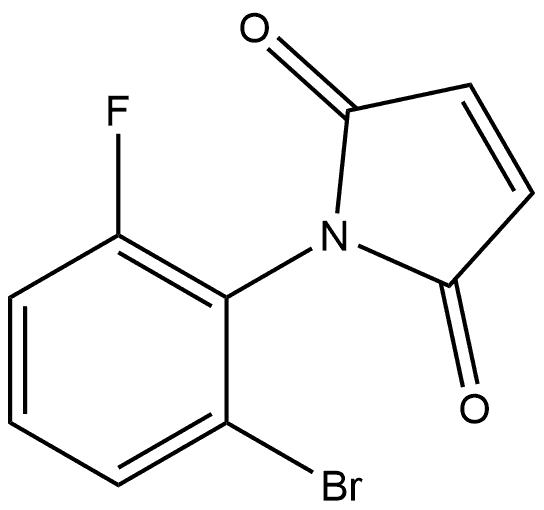 1-(2-Bromo-6-fluorophenyl)-1H-pyrrole-2,5-dione 结构式