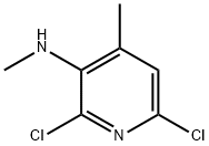 2,6-二氯-N,4-二甲基-3-吡啶胺 结构式