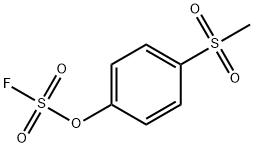 4-(甲基磺酰基)苯基硫代氟酸盐 结构式