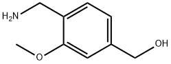 (4-(氨甲基)-3-甲氧基苯基)甲醇 结构式