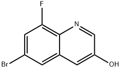 6-溴-8-氟喹啉-3-醇 结构式