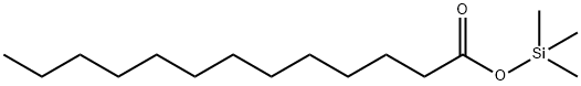 Tridecanoic acid trimethylsilyl ester 结构式