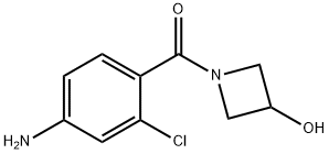 1-(4-amino-2-chlorobenzoyl)azetidin-3-ol 结构式