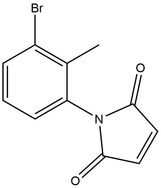 1-(3-Bromo-2-methylphenyl)-1H-pyrrole-2,5-dione 结构式