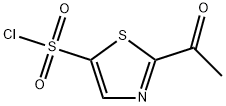 2-乙酰噻唑-5-磺酰氯 结构式