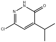 6-氯-4-异丙基-哒嗪-3-醇 结构式