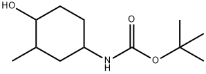 tert-butyl N-(4-hydroxy-3-methylcyclohexyl)carbamate 结构式