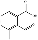 2-甲酰基-3-甲基苯甲酸 结构式