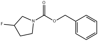 1-Pyrrolidinecarboxylic acid, 3-fluoro-, phenylmethyl ester 结构式