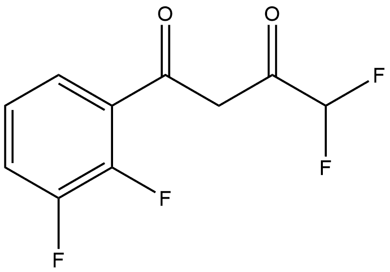 1-(2,3-Difluorophenyl)-4,4-difluoro-1,3-butanedione 结构式