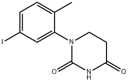 1-(5-碘-2-甲基苯基)二氢嘧啶-2,4(1H,3H)-二酮 结构式