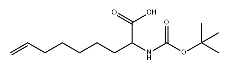 2-((叔丁氧羰基)氨基)壬8-烯酸 结构式