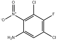 3,5-Dichloro-4-fluoro-2-nitroaniline 结构式