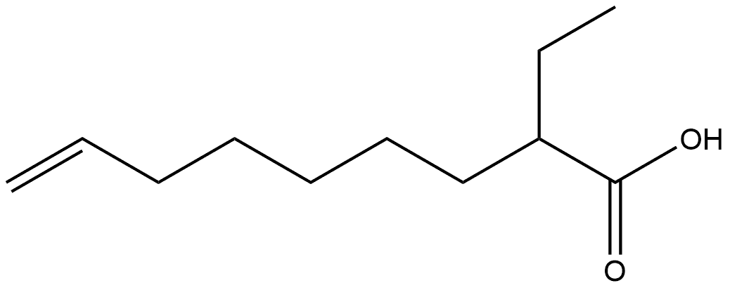 2-Ethylnon-8-enoic acid 结构式