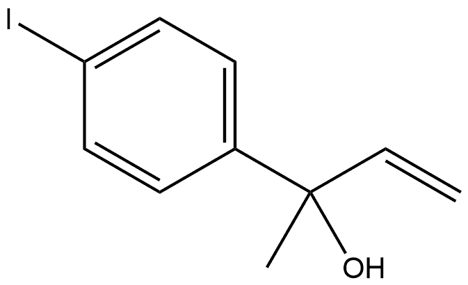 Benzenemethanol, α-ethenyl-4-iodo-α-methyl- 结构式