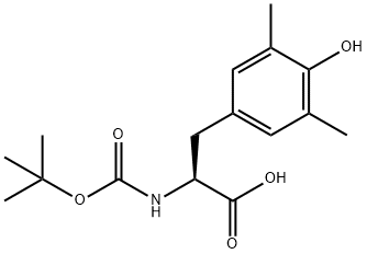 Tyrosine, N-[(1,1-dimethylethoxy)carbonyl]-3,5-dimethyl- 结构式