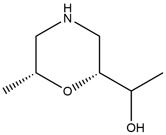 2-Morpholinemethanol,α,6-dimethyl-, (2R,6R)- 结构式