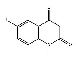 6-碘-1-甲基喹啉-2,4(1H,3H)-二酮 结构式