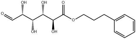 D-葡萄糖醛酸 3-苯丙酯 结构式