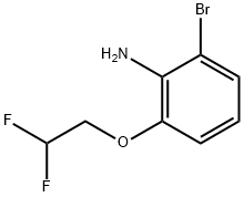 2-Bromo-6-(2,2-difluoroethoxy)aniline 结构式