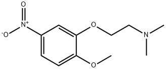 Ethanamine, 2-(2-methoxy-5-nitrophenoxy)-N,N-dimethyl- 结构式