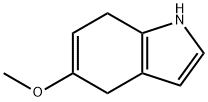 5-Methoxy-4,7-dihydro-1H-indole 结构式