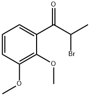 1-Propanone, 2-bromo-1-(2,3-dimethoxyphenyl)- 结构式