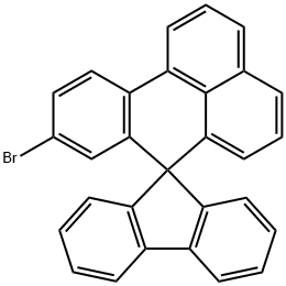 Spiro[7H-benz[de]anthracene-7,9'-[9H]fluorene], 9-bromo- 结构式