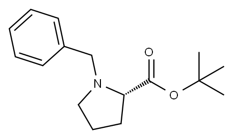 L-Proline, 1-(phenylmethyl)-, 1,1-dimethylethyl ester 结构式