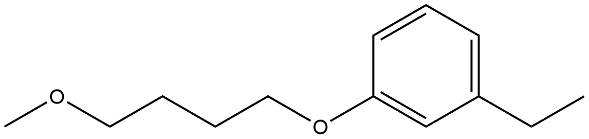 1-Ethyl-3-(4-methoxybutoxy)benzene 结构式