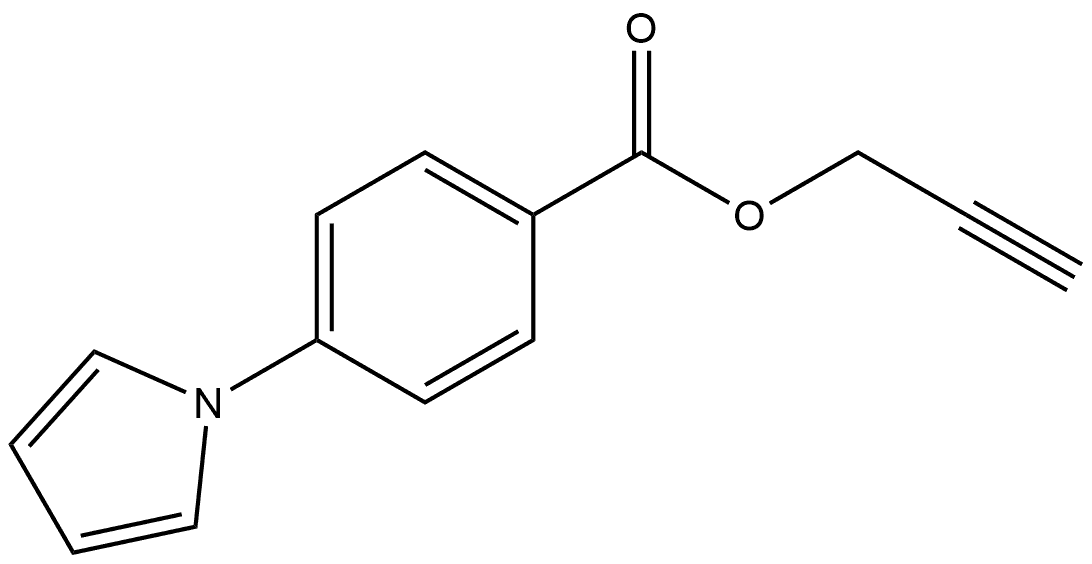 2-Propyn-1-yl 4-(1H-pyrrol-1-yl)benzoate 结构式