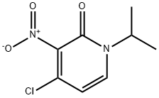 4-氯-1-异丙基-3-硝基吡啶-2(1H)-酮 结构式