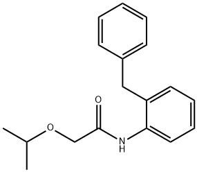 Acetamide, 2-(1-methylethoxy)-N-[2-(phenylmethyl)phenyl]- 结构式
