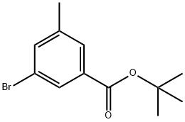 3-溴-5-甲基苯甲酸叔丁酯 结构式